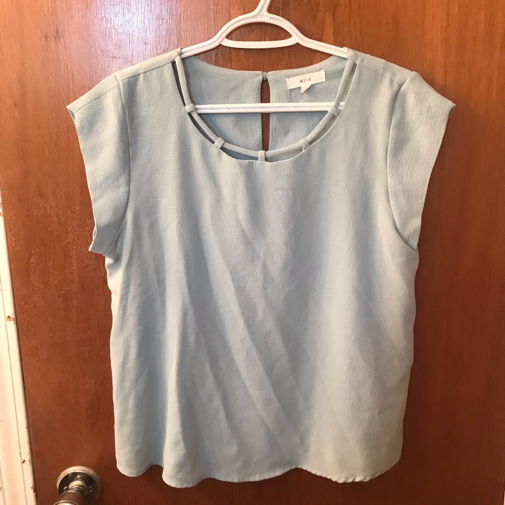 Teal blouse